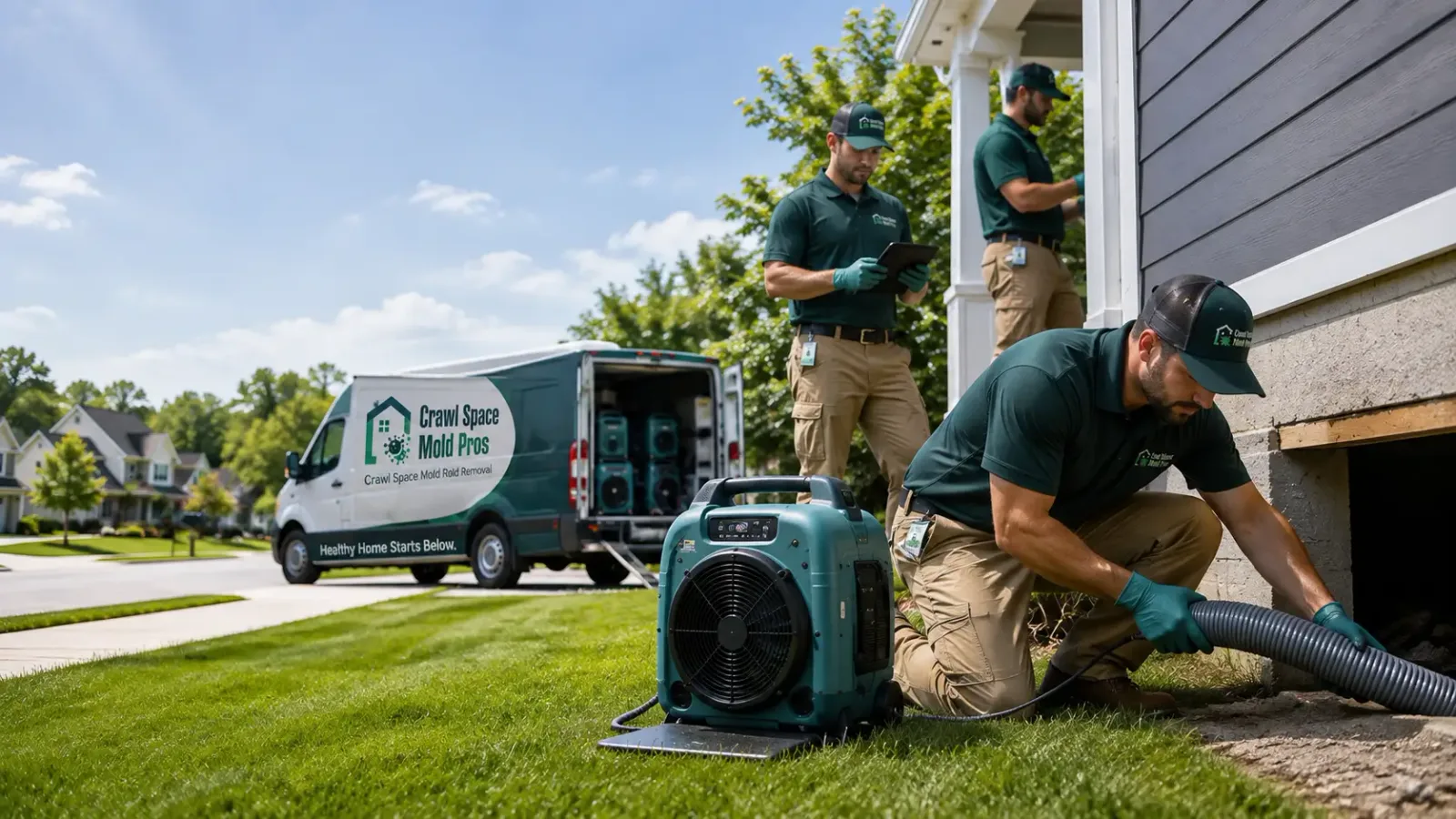 Crawl Space Mold Removal in Marysville, MI